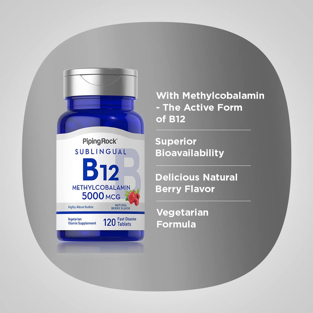 B12 tablets dissolving illustration showing fast dissolve