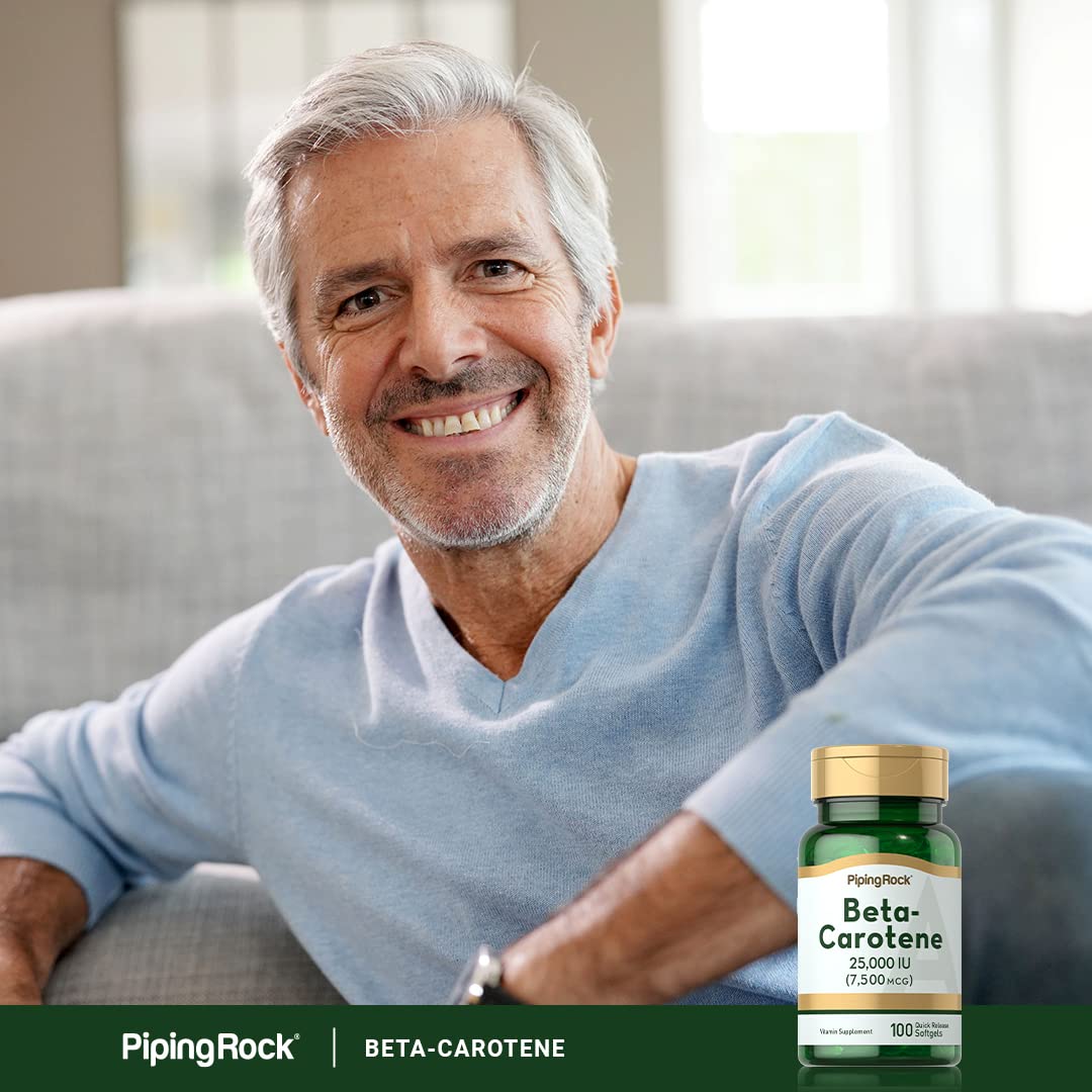 Nutrition facts and ingredients for Piping Rock Beta Carotene