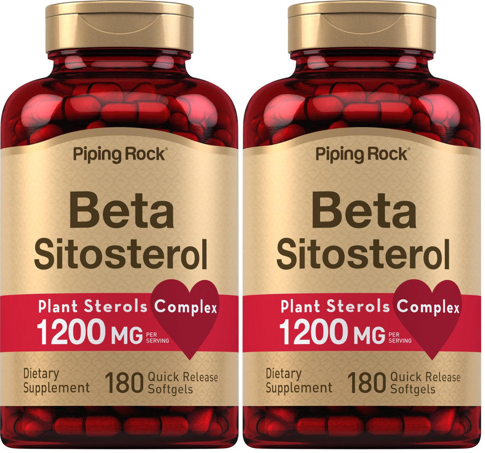 Piping Rock Beta Sitosterol for Men bottle with label