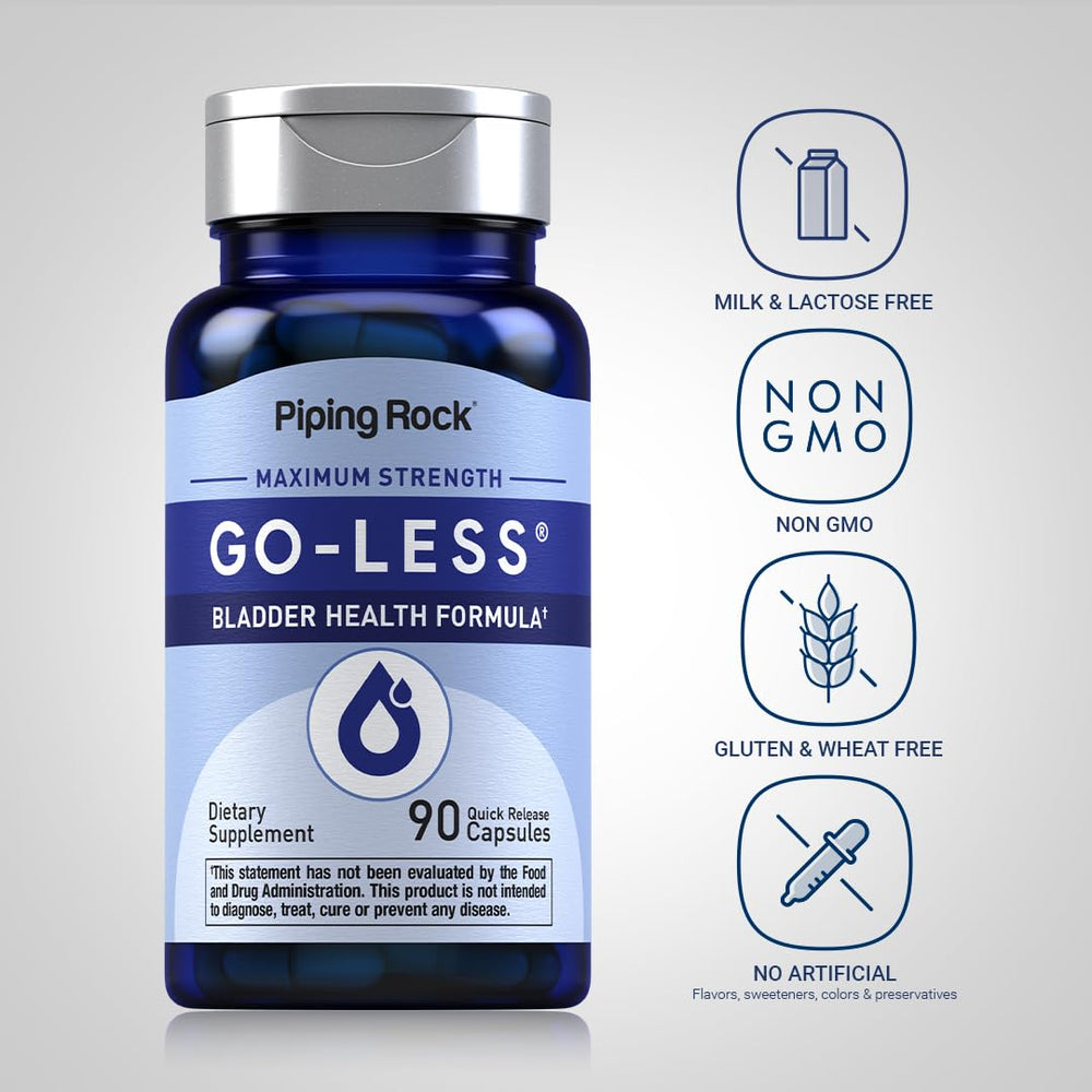 Label highlighting maximum strength bladder support