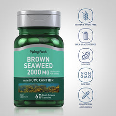 Serving size showing 2000 mg brown seaweed per serving