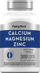 Piping Rock Calcium Magnesium Zinc supplement bottle