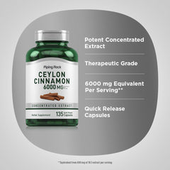 Therapeutic grade cinnamon extract packaging