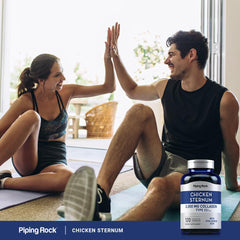 Label highlighting 3000 mg Collagen Type II per serving