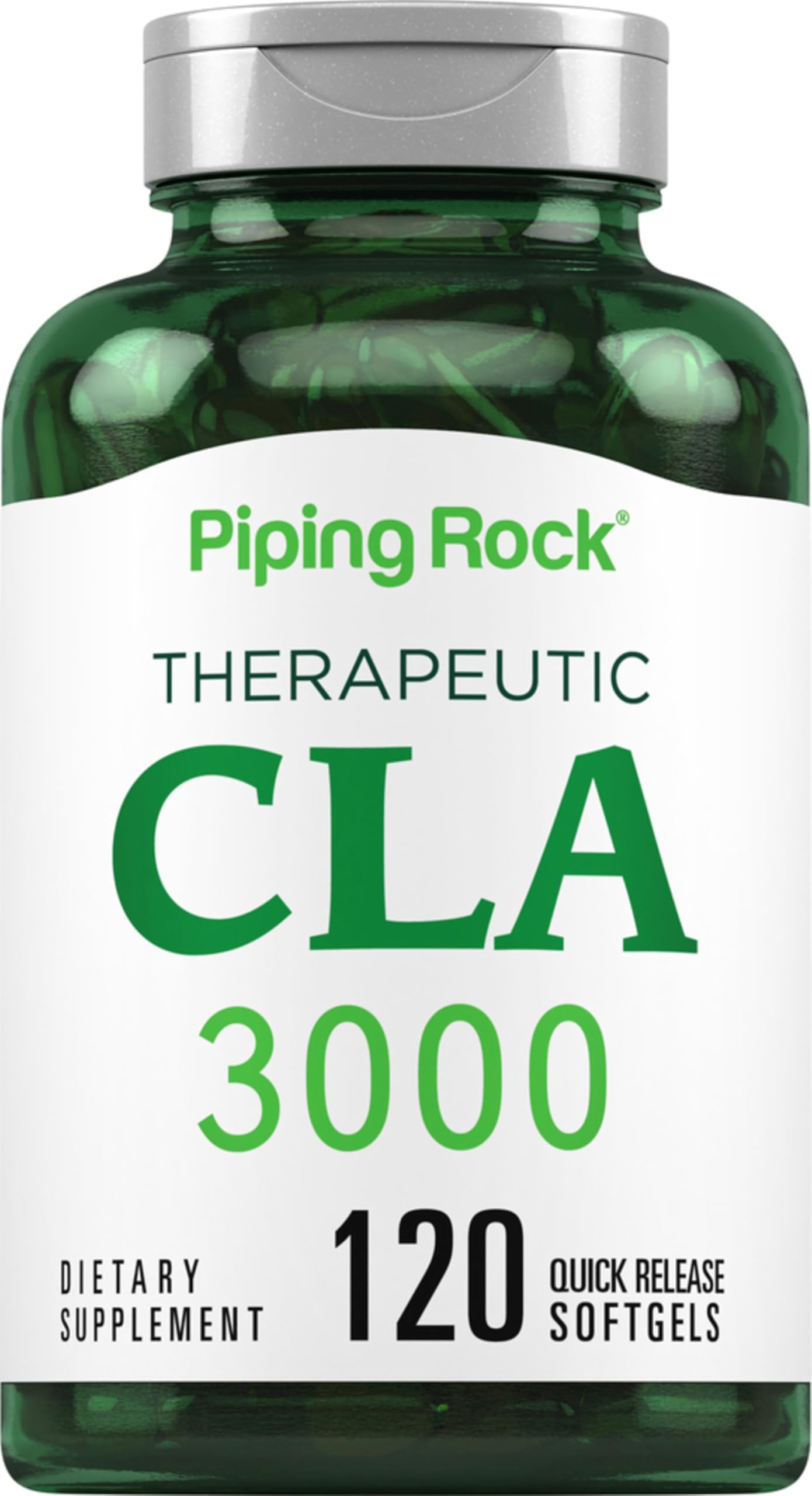 Piping Rock CLA 3000mg Softgels bottle front view