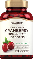 Piping Rock Cranberry Pills bottle label