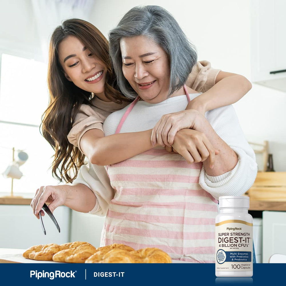 Ingredients label of Piping Rock Digestive Enzymes