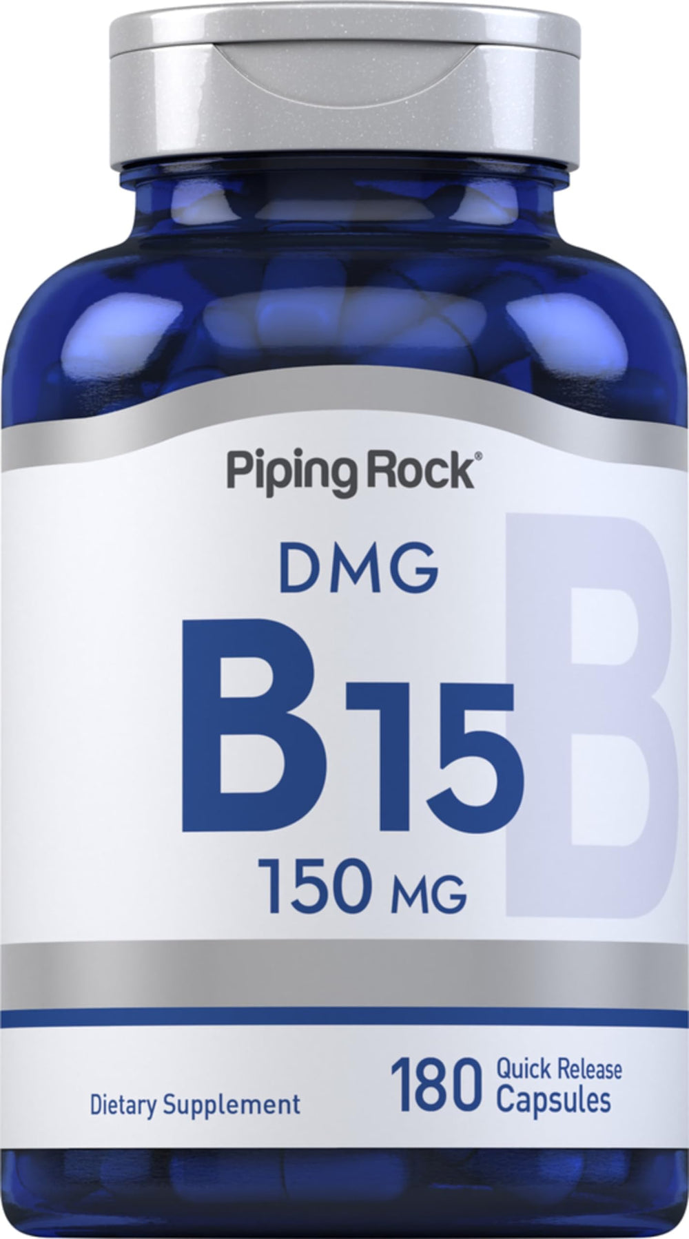 Piping Rock DMG B15 bottle front view