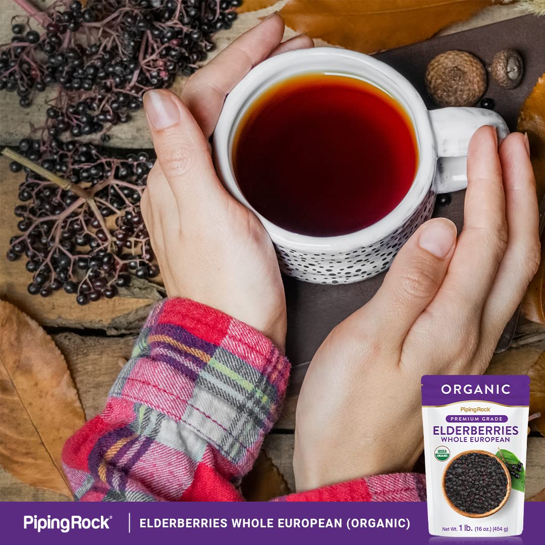 European origin dried organic elderberries