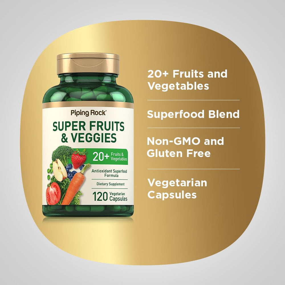 Capsules in bottle showing vegetarian formula