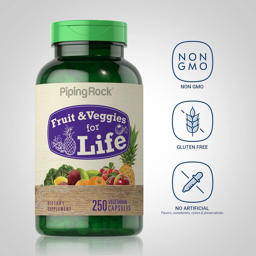 Vegetarian, gluten-free, non-GMO supplement packaging