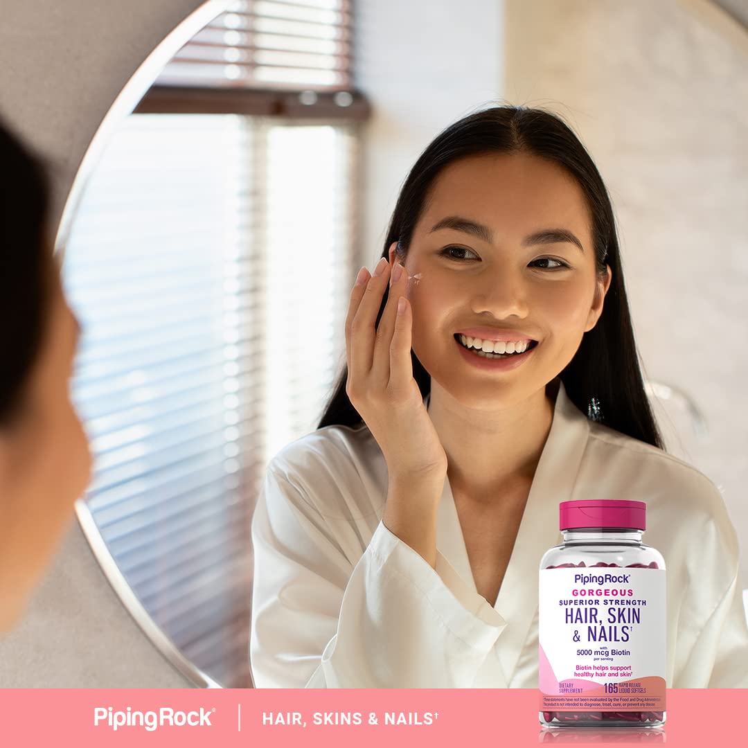 Lifestyle image showing healthy hair and nails