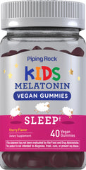 Piping Rock Kids Melatonin Gummy 1mg bottle – Cherry flavor