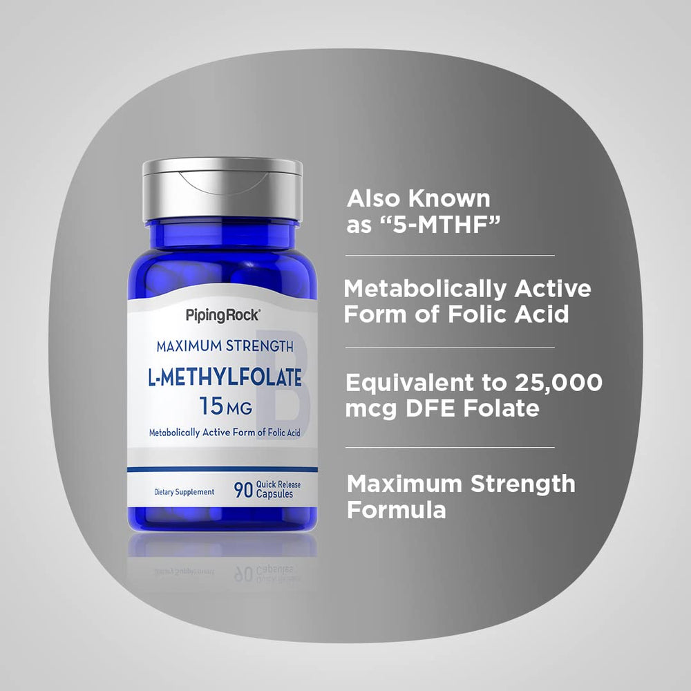Active folic acid supplement, 5-MTHF form