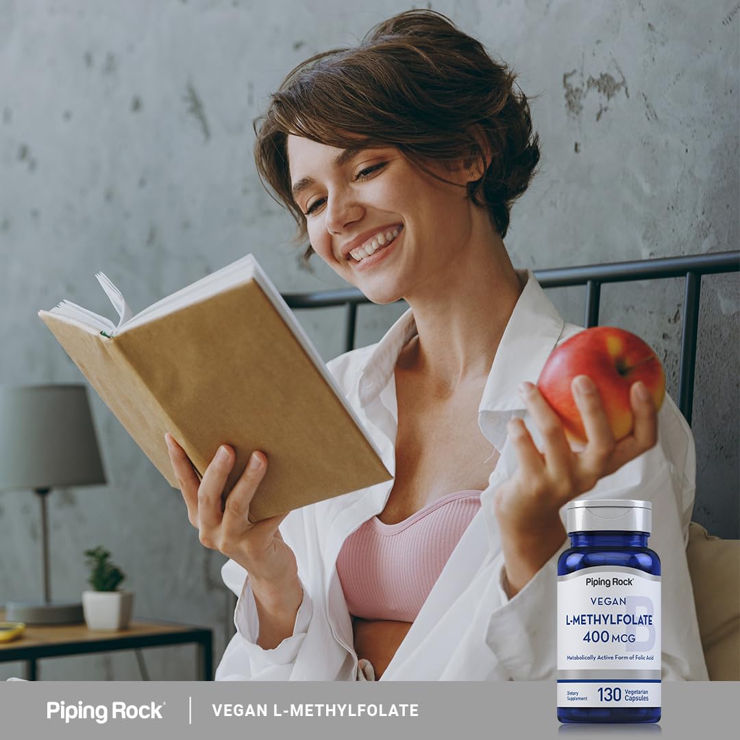 Vegan-friendly folate supplement branding and packaging