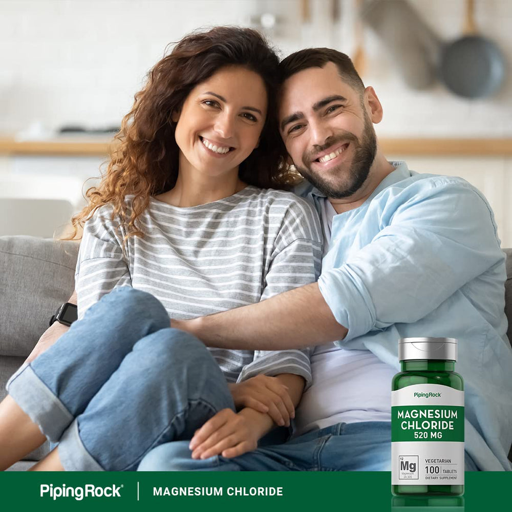 Nutrition facts for Piping Rock Magnesium Chloride 520mg 100 tablets