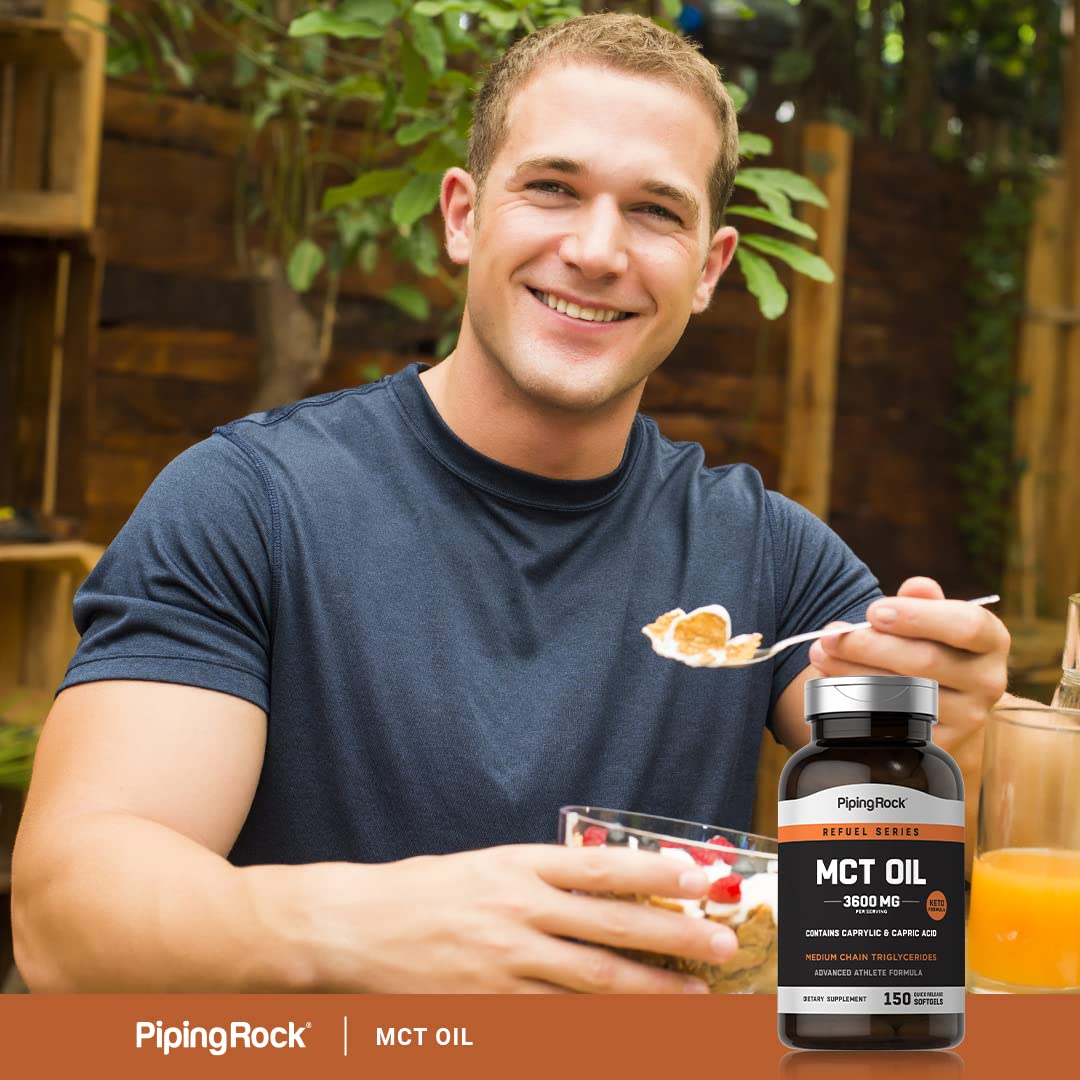 Laboratory-tested seal and trusted ingredients for Piping Rock MCT Oil Softgel Capsules