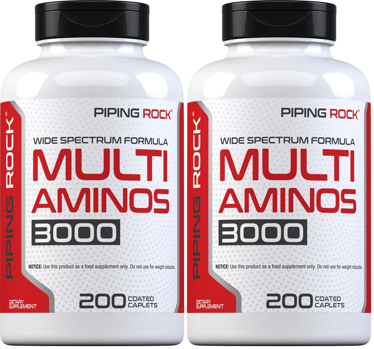 Front view of Piping Rock Multi Amino Acid Supplement 2-pack