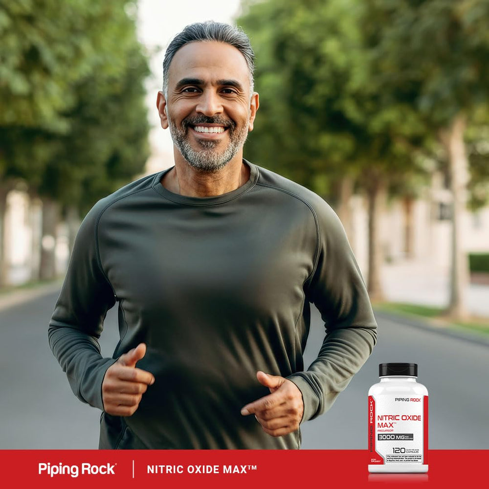 Piping Rock capsules for convenient daily support.