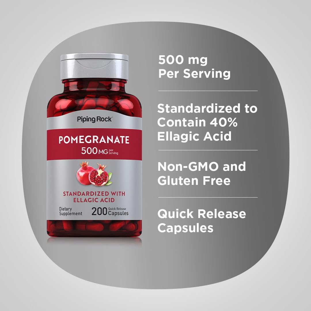 Piping Rock non-GMO gluten-free icon on box signals dietary-friendly supplement.
