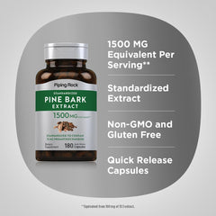 One quick-release capsule shown for Pine Bark Extract