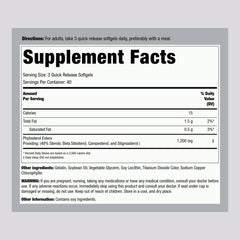 Piping Rock Plant Sterols softgels close-up highlighting easy daily supplementation.