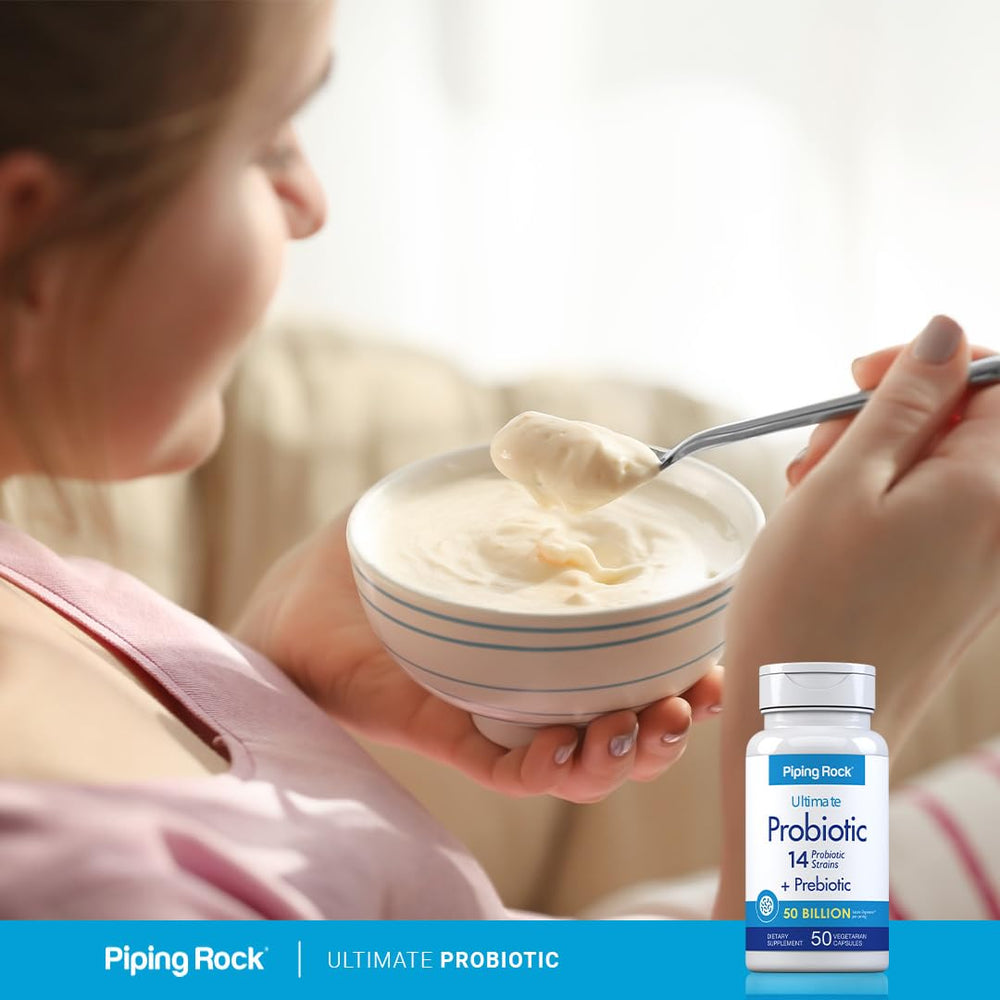 Side view of Piping Rock Probiotic for Men and Women Pack of 2