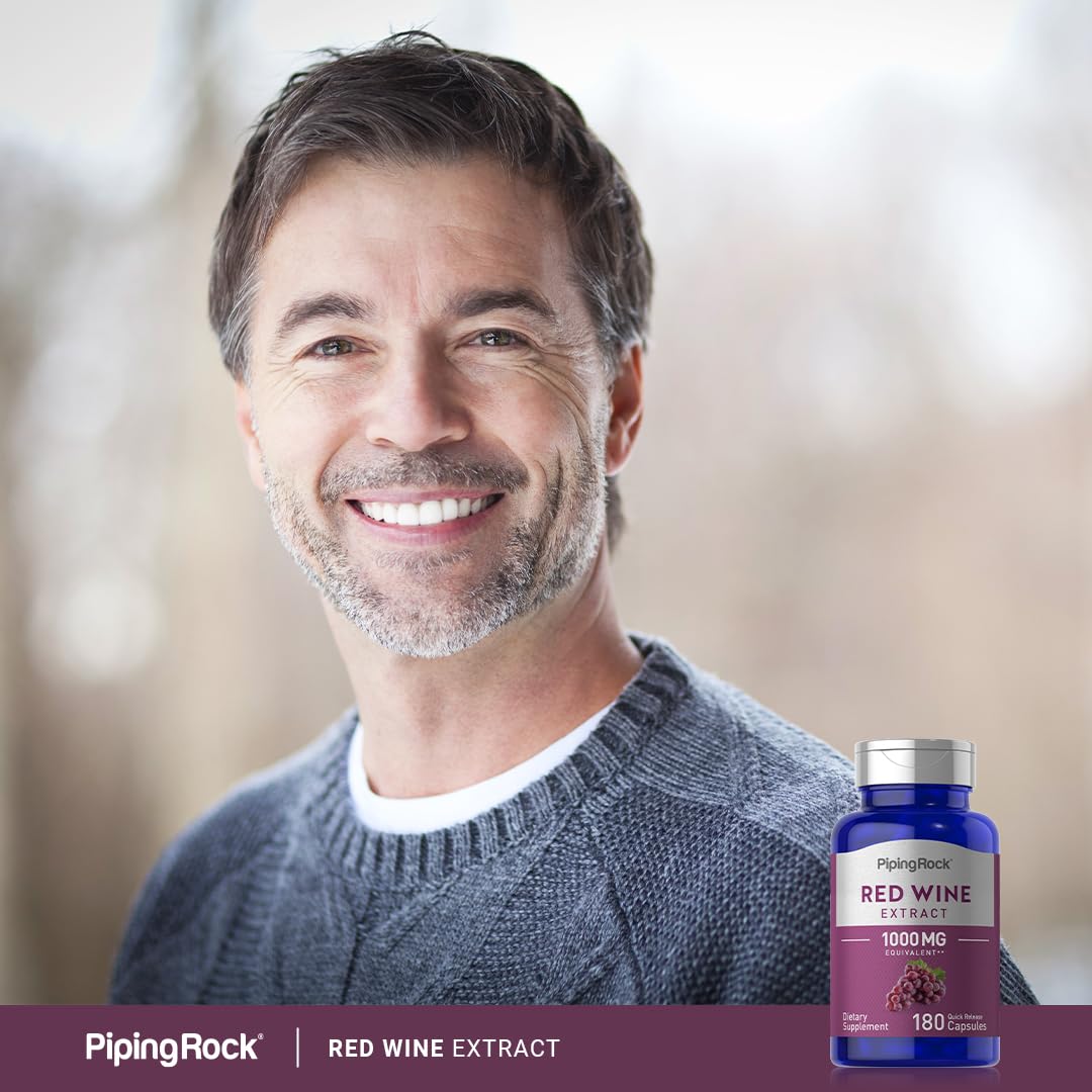 Grape fruit and/or skin source of red wine extract