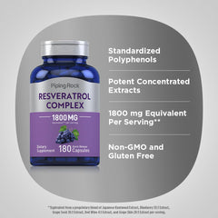 Grape seed extract concept image for Piping Rock Resveratrol Complex