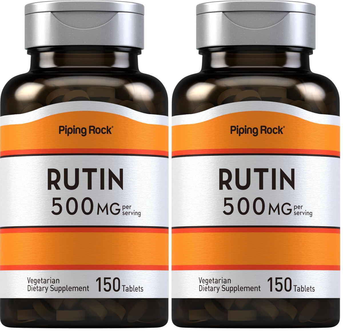 Piping Rock Rutin 500mg bottle with 150 tablets - pack of 2