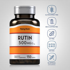 Two Piping Rock Rutin bottles with packaging front view
