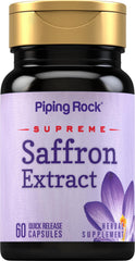 Piping Rock Saffron Extract bottle label