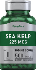 Piping Rock Sea Kelp supplements bottle front view