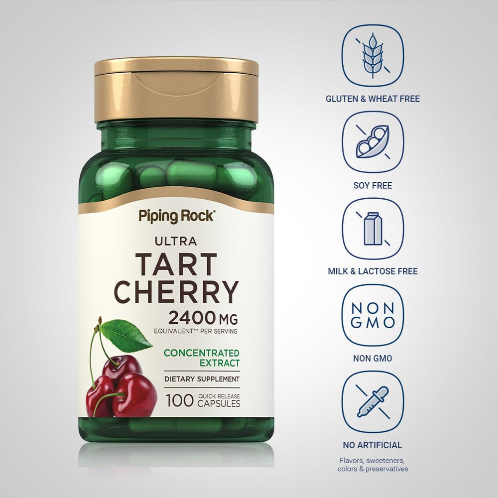 Tart cherry concentrate illustration on packaging