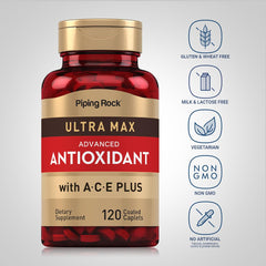 Vitamins A, C, and E illustration