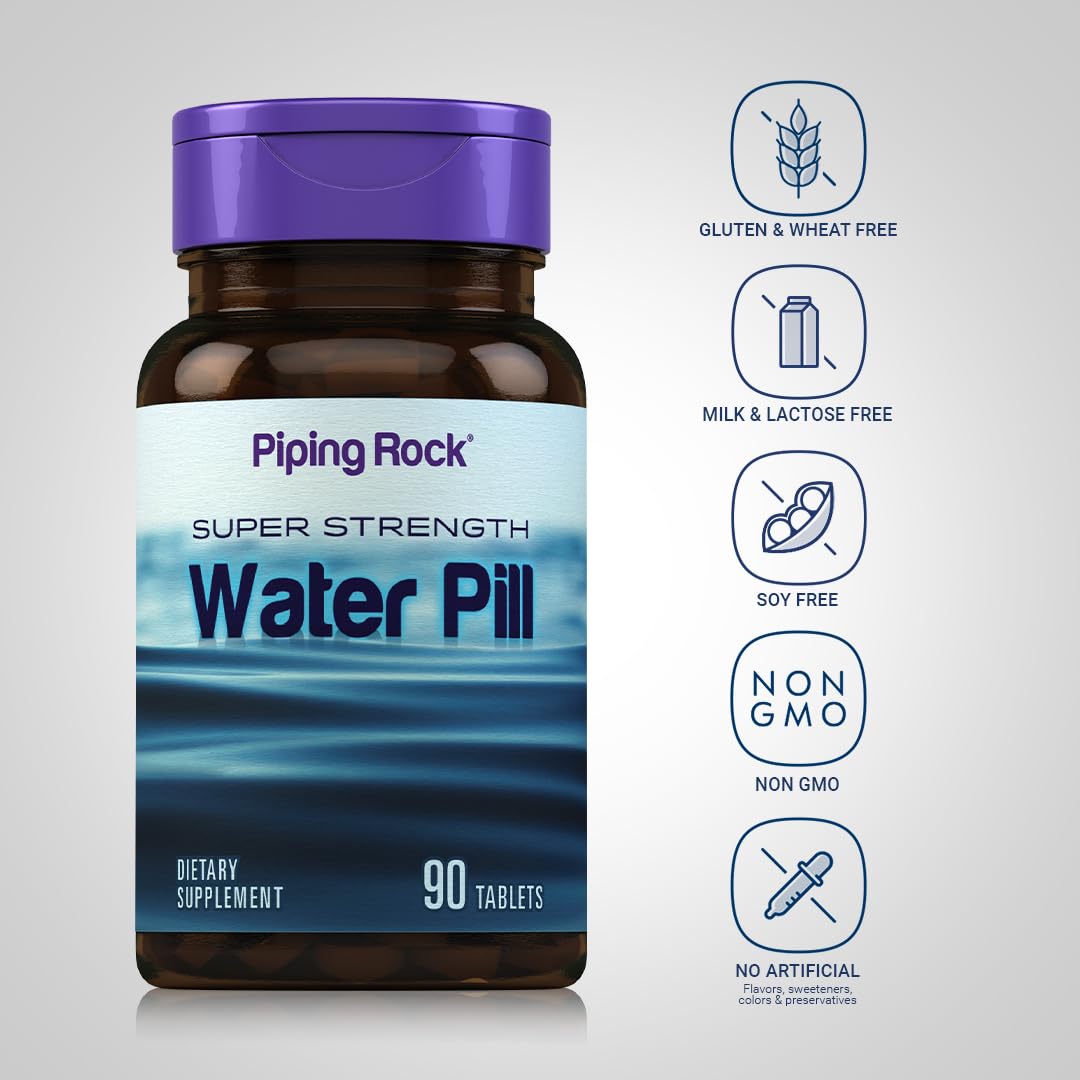 Label information for Piping Rock Water Pill