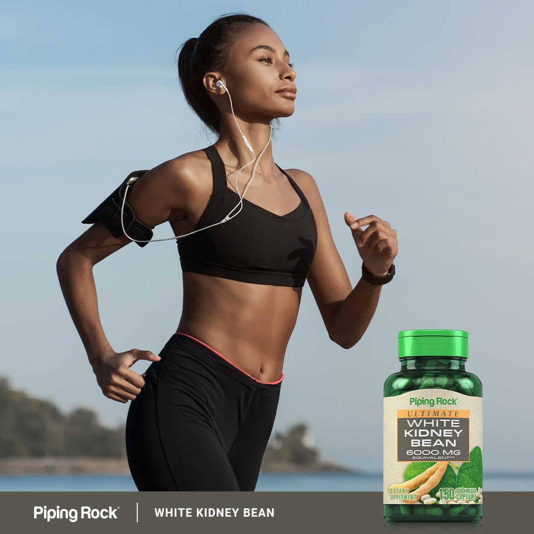 Capsules and bottle cap of White Kidney Bean Extract 6000mg