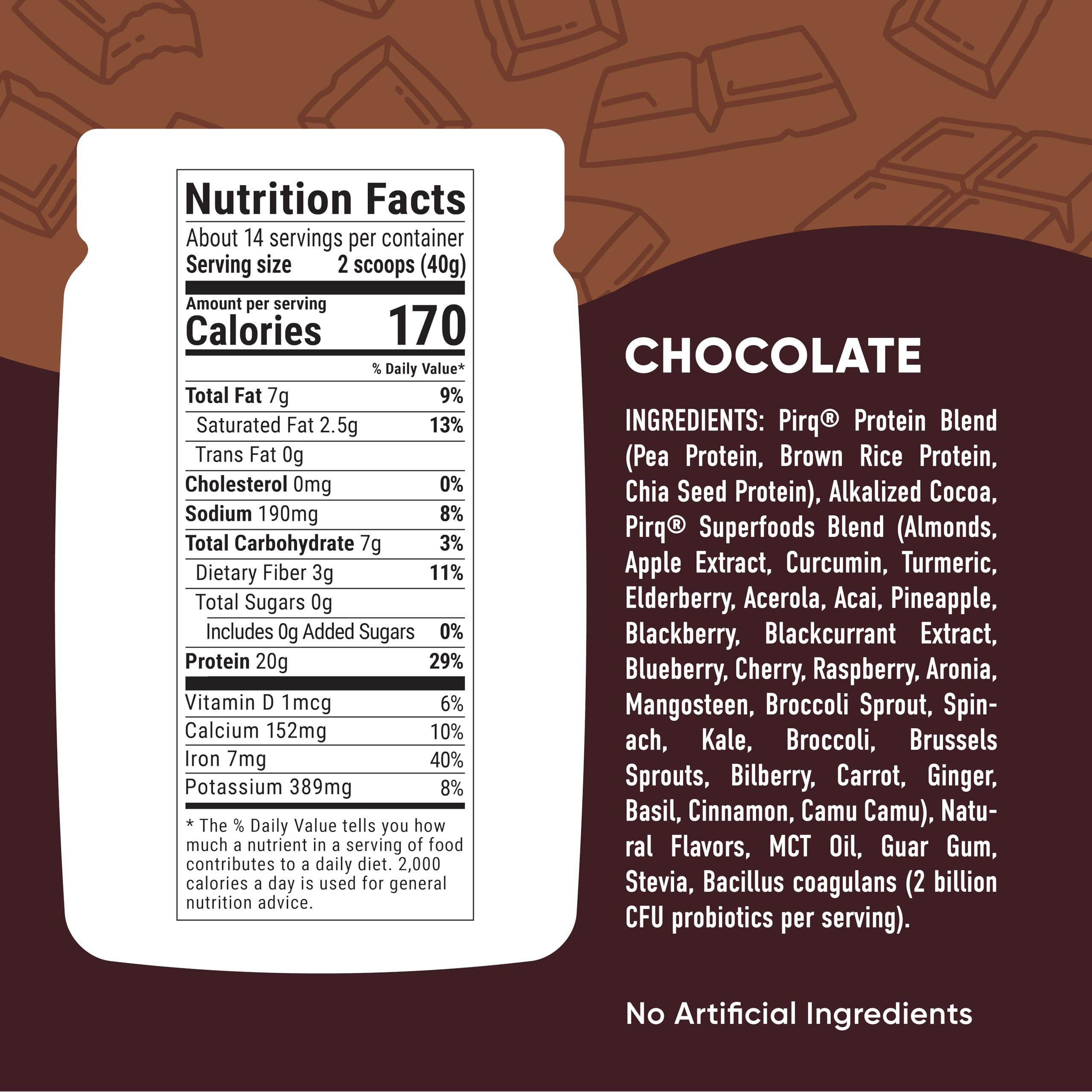 Pirq dairy-free protein shake glass showcasing creamy texture and on-the-go fuel