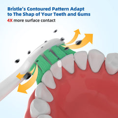 Indicator bristles fading to white signal replacement