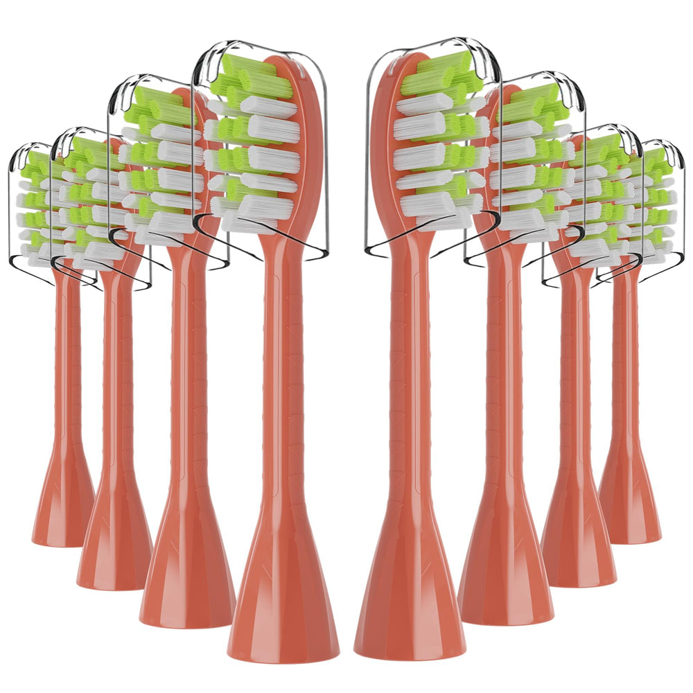 Pisonicleara One Series replacement toothbrush heads 8-pack compatible with Philips Sonicare BH1022 HY1100 HY1102