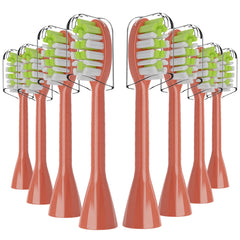 Pisonicleara One Series replacement toothbrush heads 8-pack compatible with Philips Sonicare BH1022 HY1100 HY1102