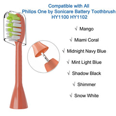 Eight replacement heads for One Series with BH1022 HY1100 HY1102 compatibility