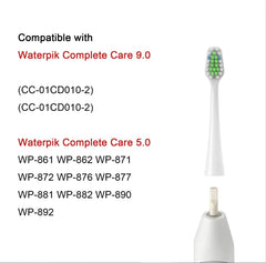 Pisonicleara replacement toothbrush heads compatible with Waterpik Complete Care 5.0 WP-862
