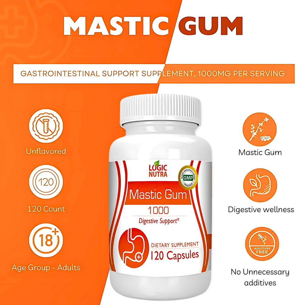 Pistacia lentiscus mastic resin illustration