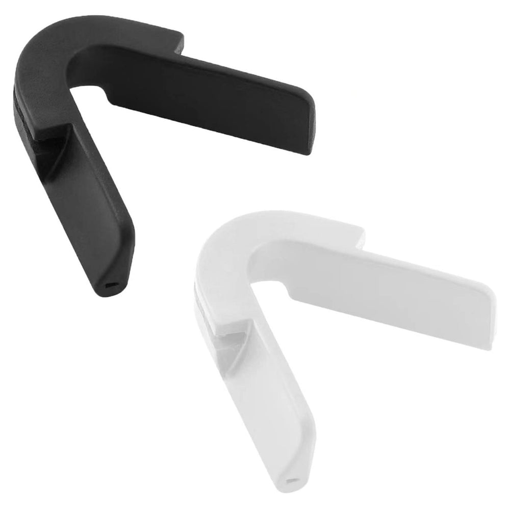 Silicone nose pieces, 2-pack, non-slip and adjustable for Pit Viper White-Black