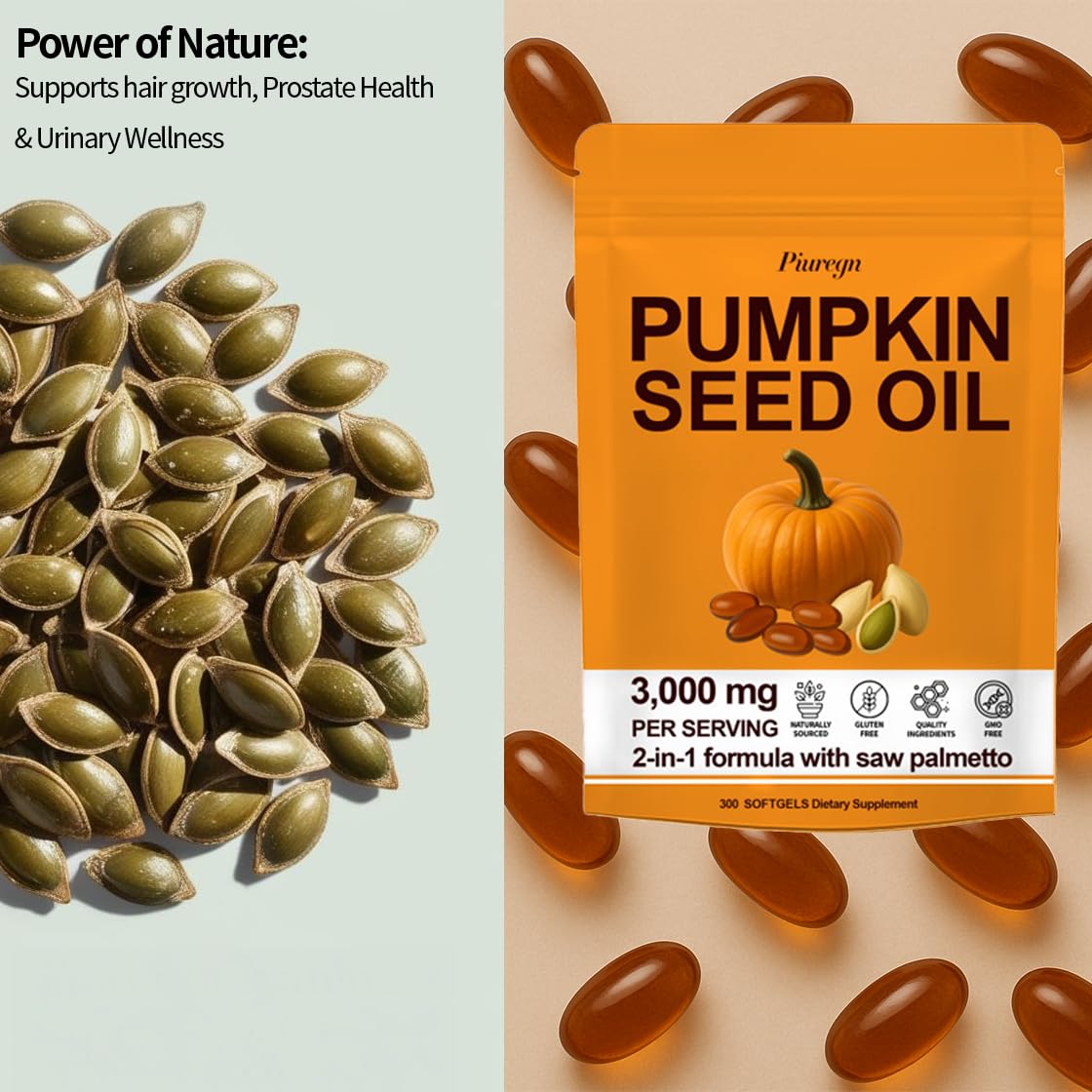 Concept image of hair growth support with capsules