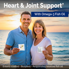 Burpless omega-3 fish oil for heart health