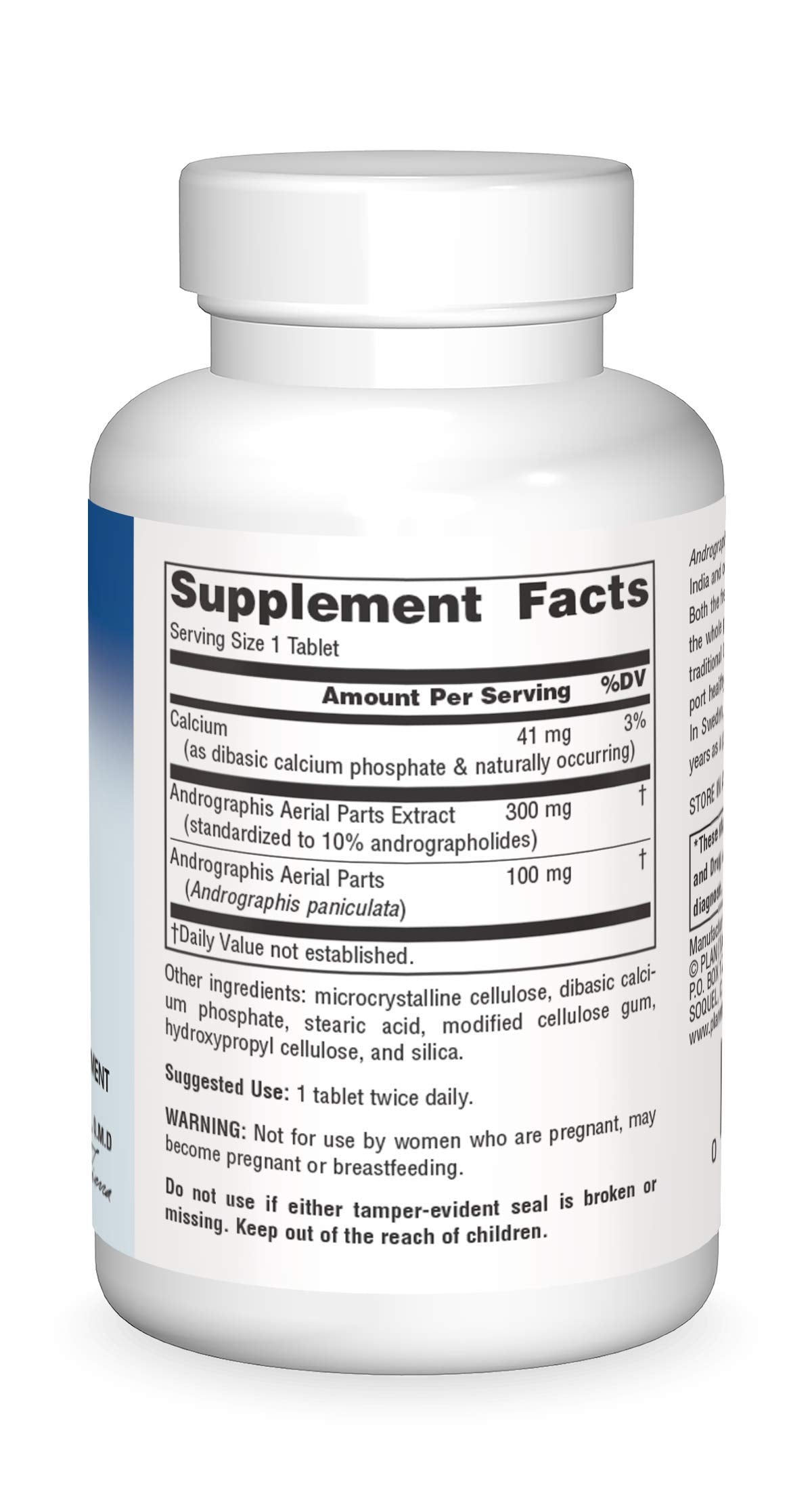 Andrographis whole-leaf extract with 60 tablets