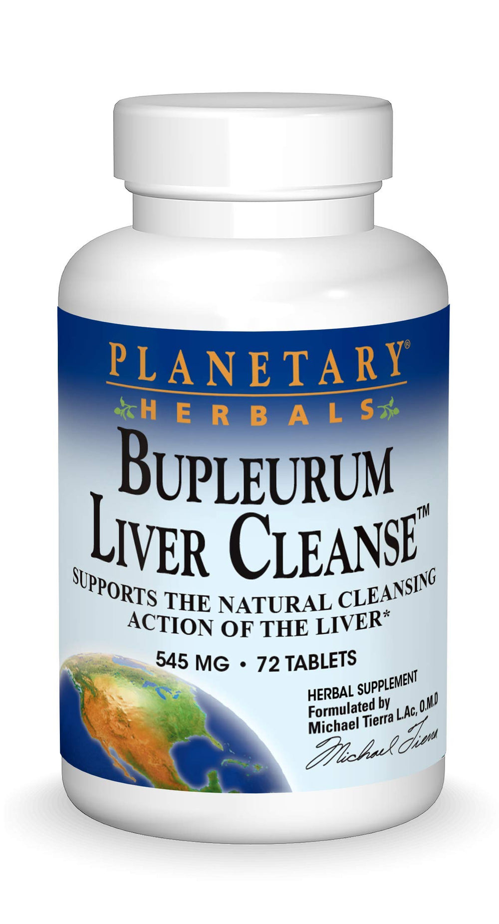 Planetary Herbals Bupleurum Liver Cleanse bottle label