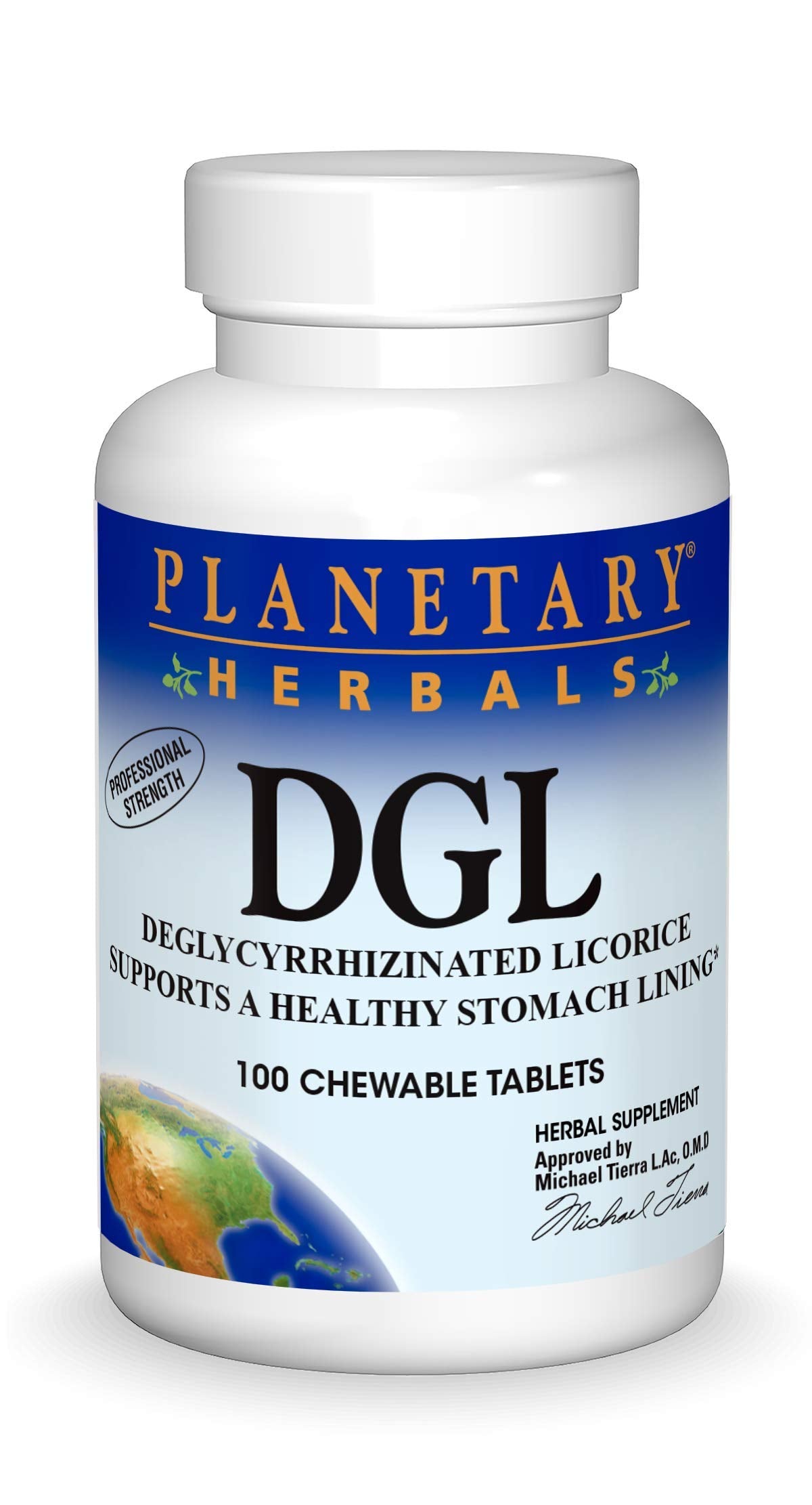 Planetary Herbals DGL Licorice Tablets bottle